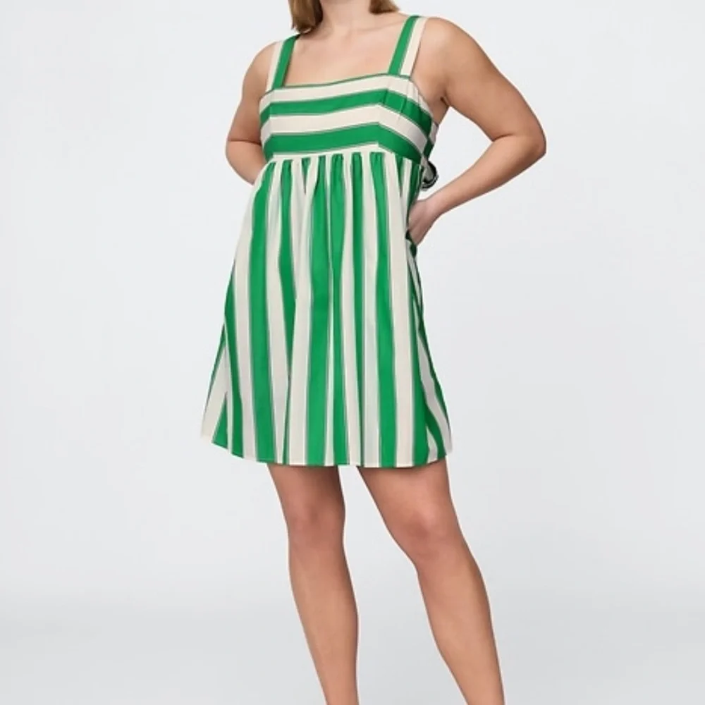 GAP Poplin Tie-Back Dress - Picture 2 of 6